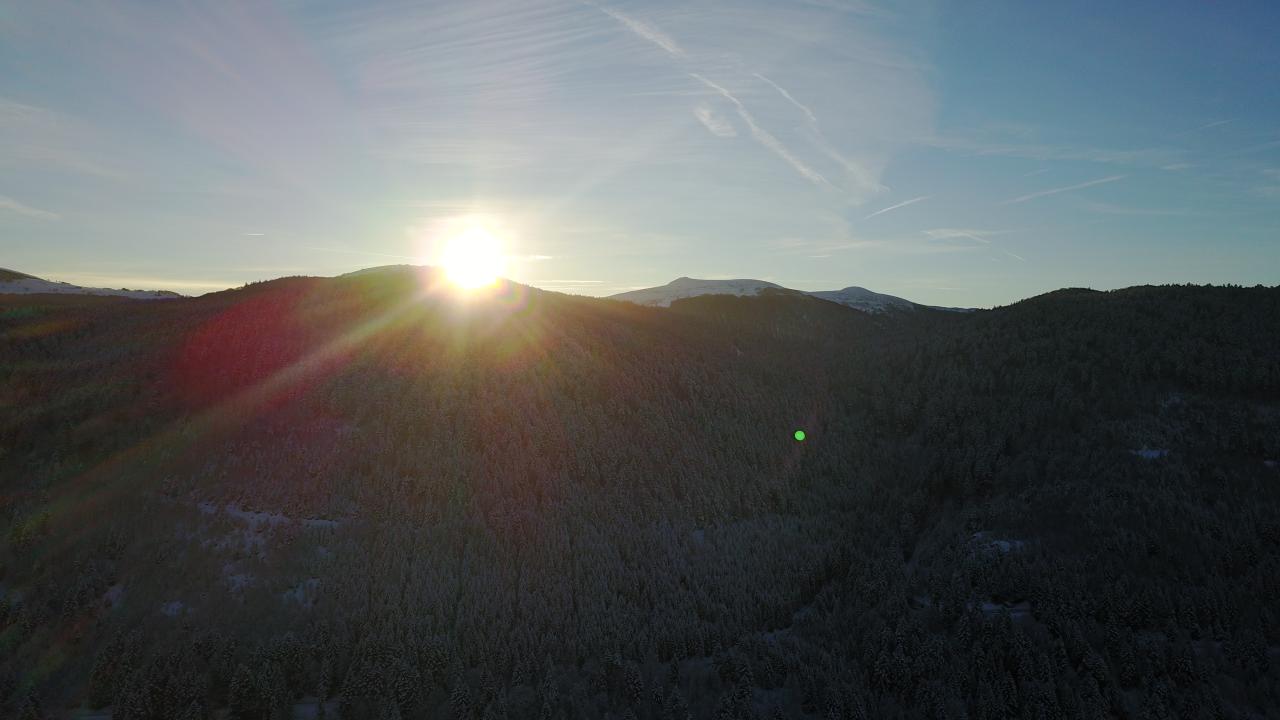 Lever de Soleil (Vue depuis les gîtes )